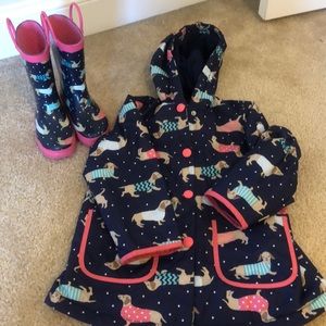 Carters raincoat and matching rain boots